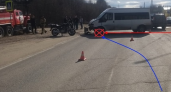 В Коми автобус не уступил дорогу мотоциклу и спровоцировал ДТП