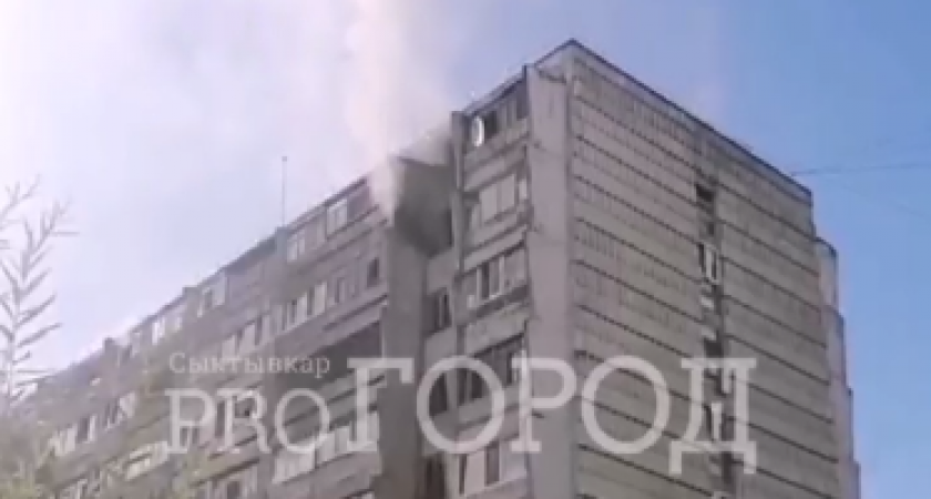 Стали известны подробности пожара в сыктывкарском общежитии на улице Ленина