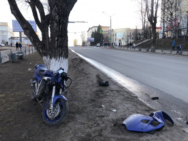 Появились подробности ДТП с мотоциклом в Сыктывкаре: водитель был пьян