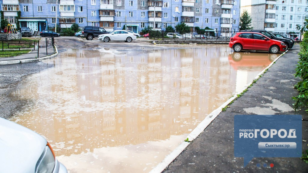 Сыктывкар затопило: за 8 дней выпало 72% нормы осадков