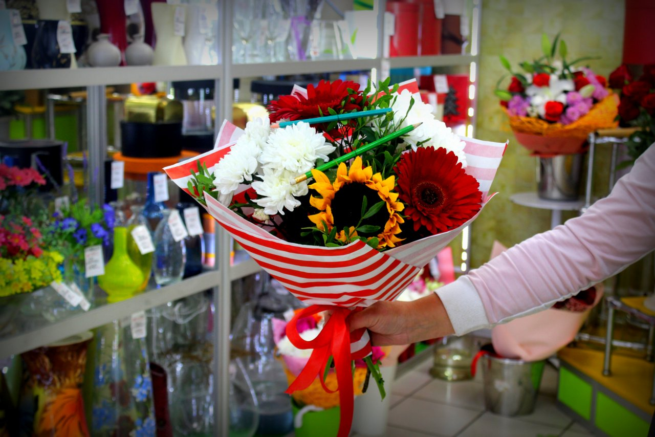 Какой должен быть букет цветов для школьника?