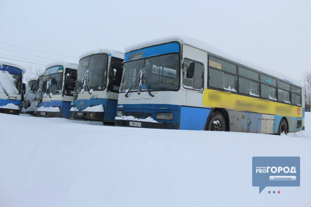 Выяснилось, как будут ездить сыктывкарские автобусы в новогодние праздники