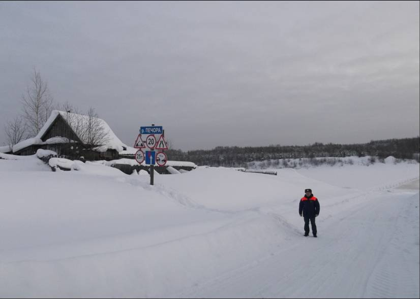В Коми открыли ледовые переправы, которые соединили два города