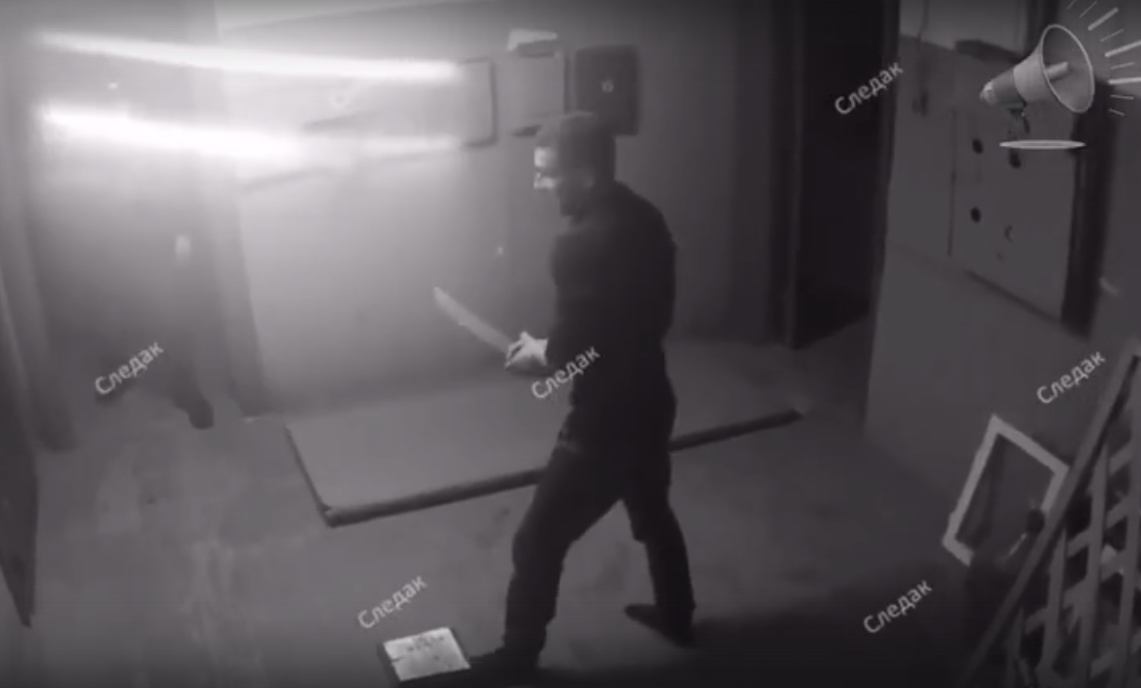 Сыктывкарец пытался зарубить экипаж полиции с помощью мачете (видео)
