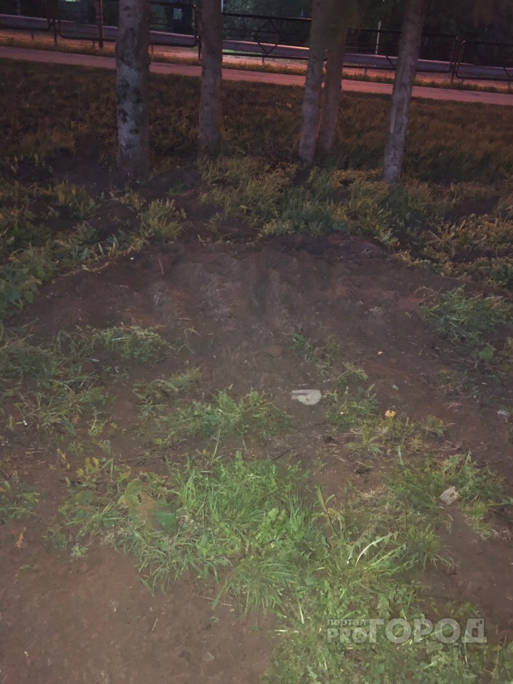 В Сыктывкаре исчезла «могила» рядом с цирком (фото)