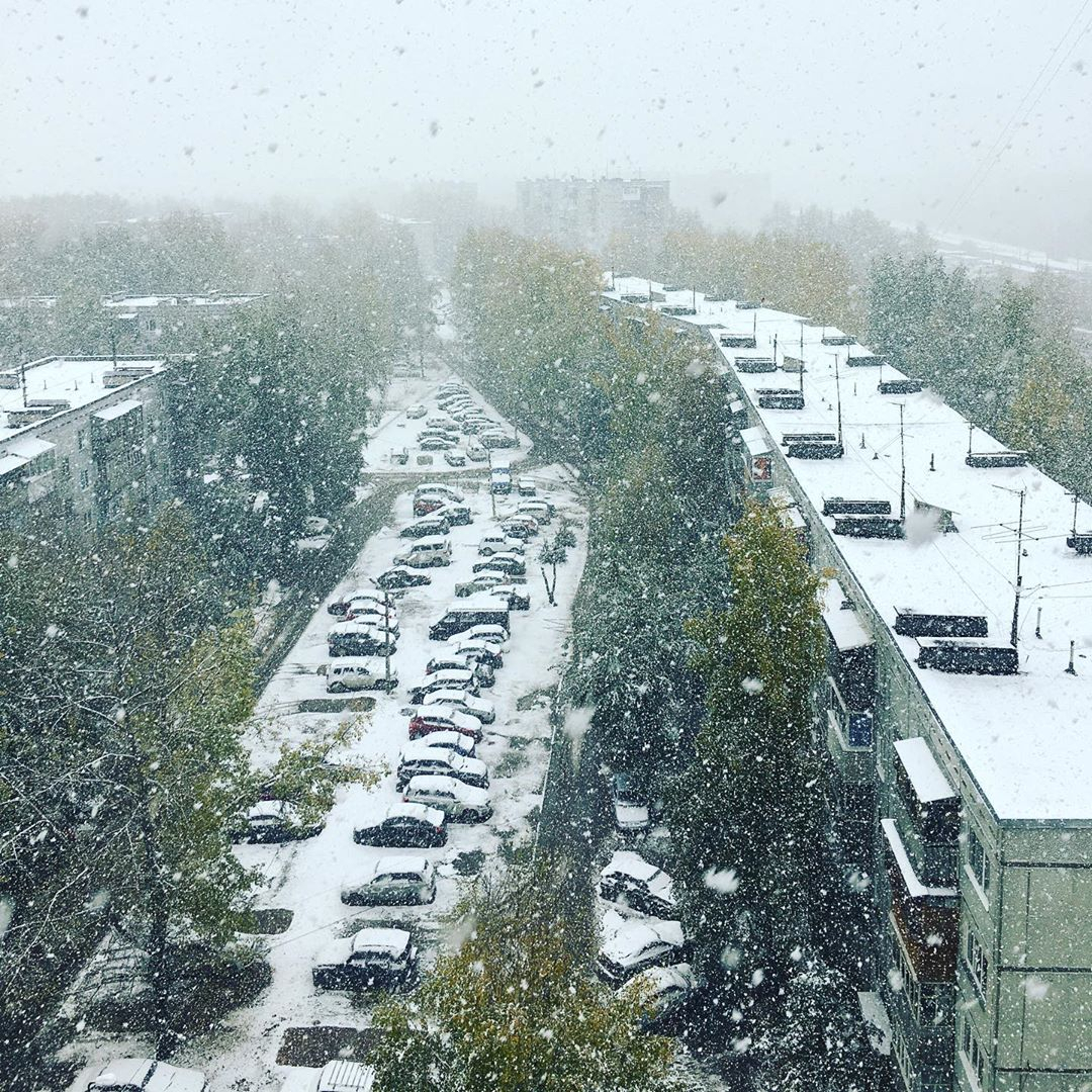 Первый снег в Сыктывкаре: подборка лучших фото из Instagram