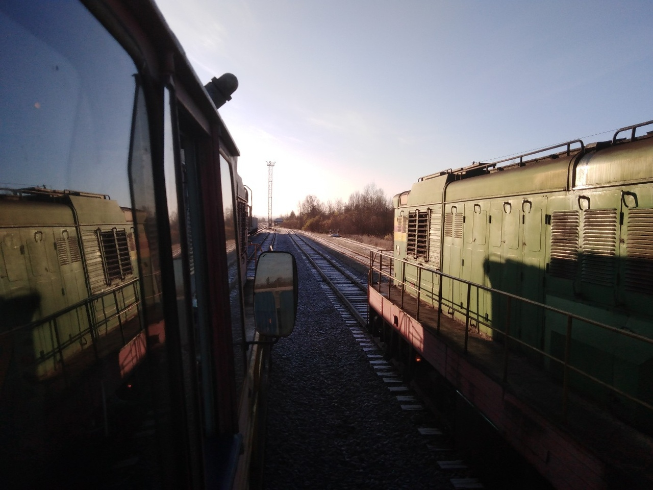 Фото дня в Сыктывкаре: северный поезд готовится к дальней дороге