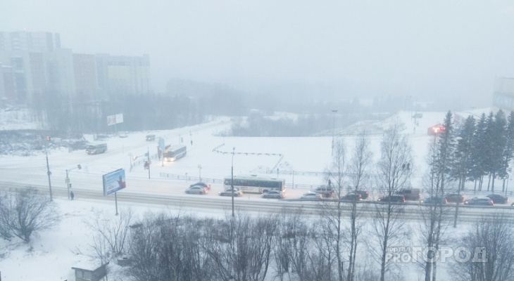 Погода в Сыктывкаре на 22 января: снегопад и порывистый ветер