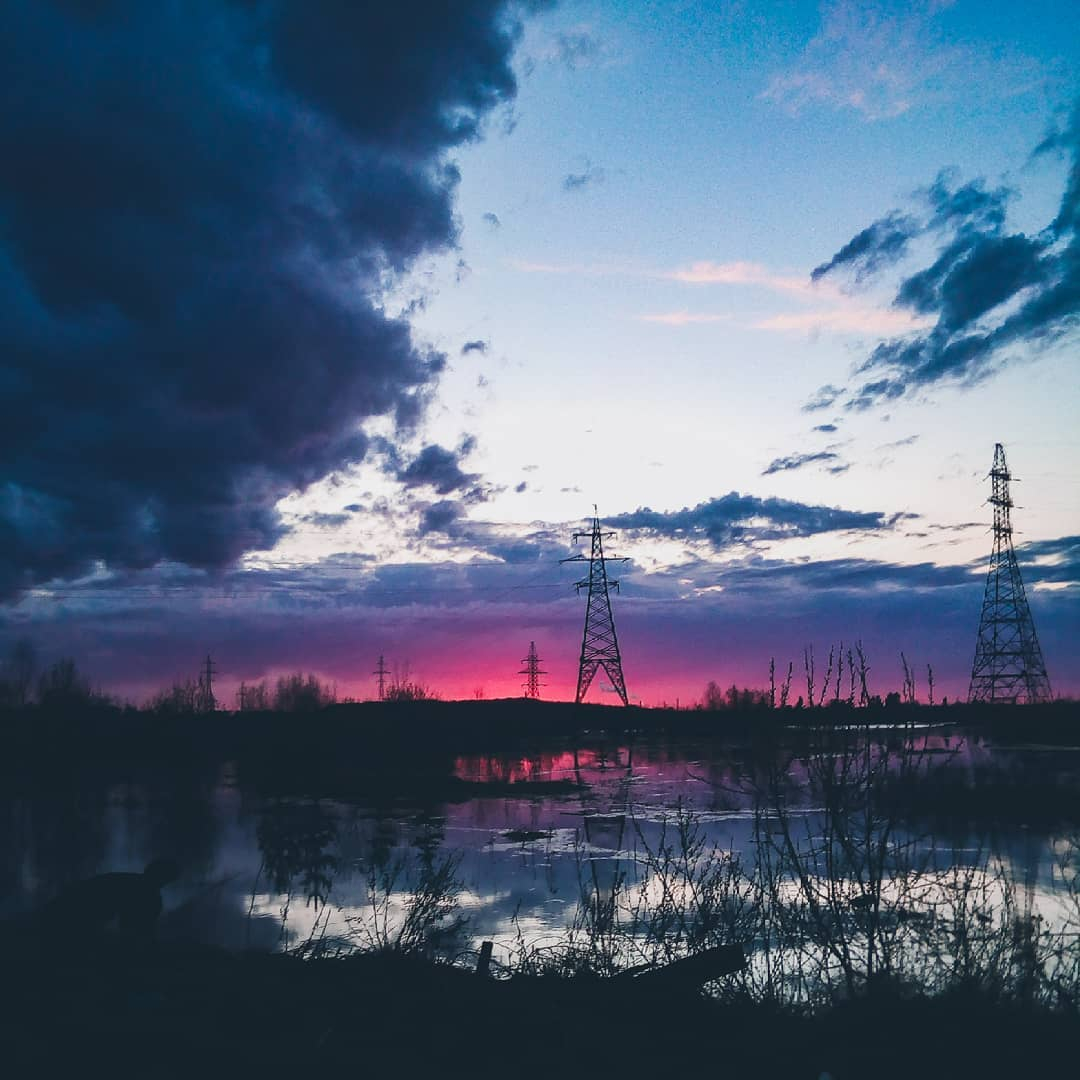 Фото дня в Сыктывкаре: небо, тучи и закат