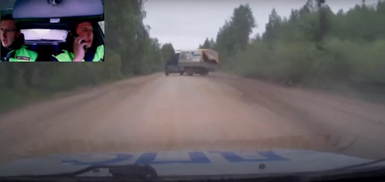 В Коми водитель «Газели» спровоцировал голливудскую погоню со стрельбой (видео)