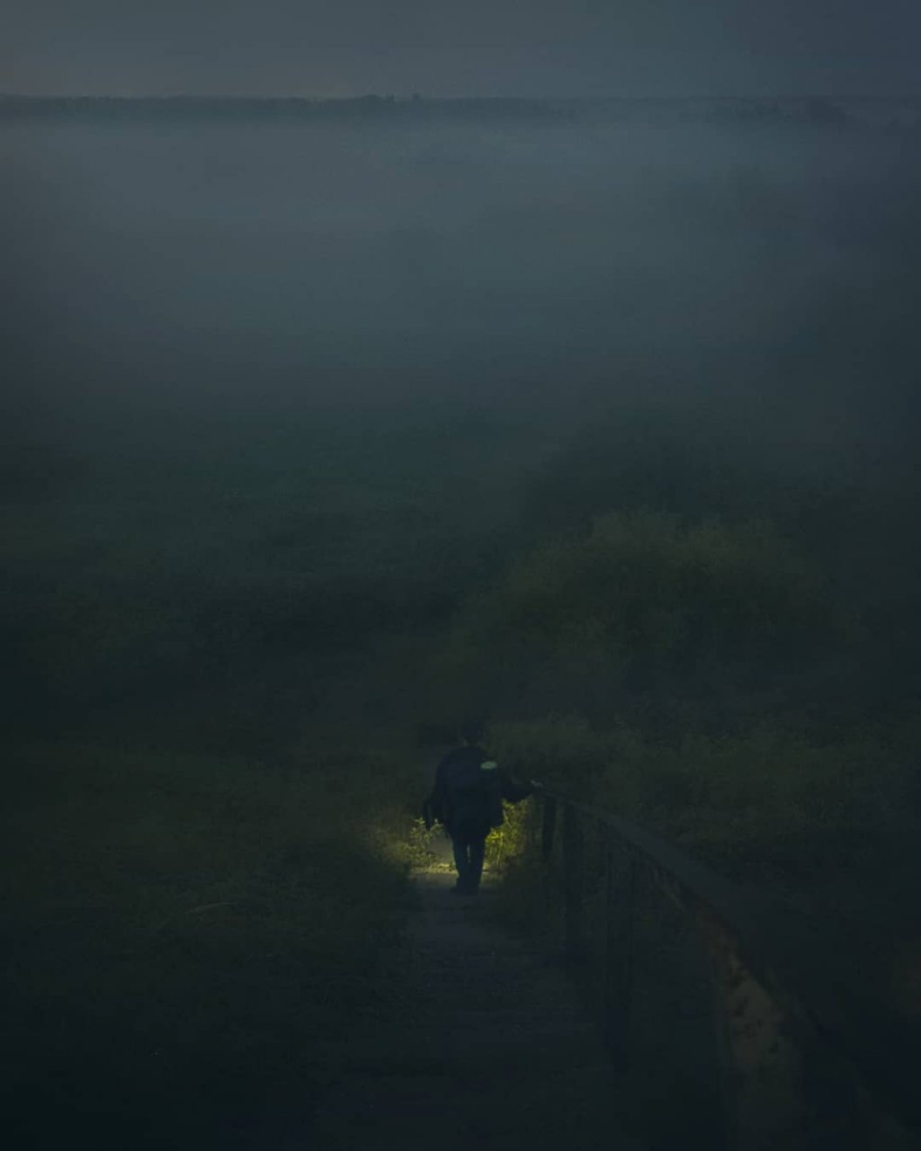 Фото дня в Сыктывкаре: прогулка в тумане