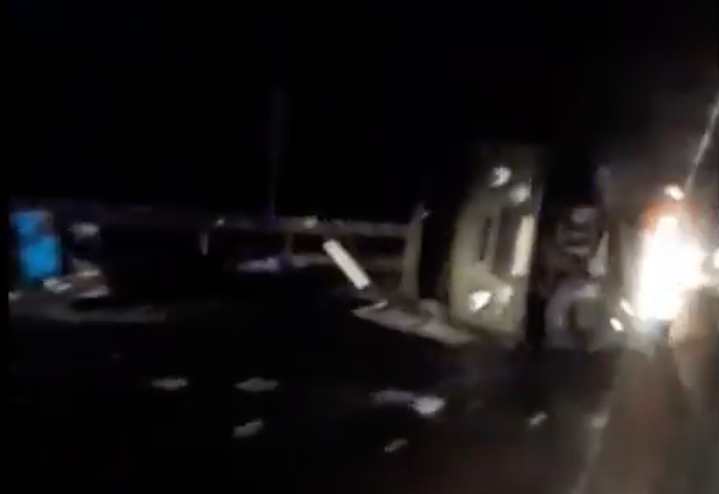 В Коми на трассе произошла жуткая авария с «буханкой» (видео)