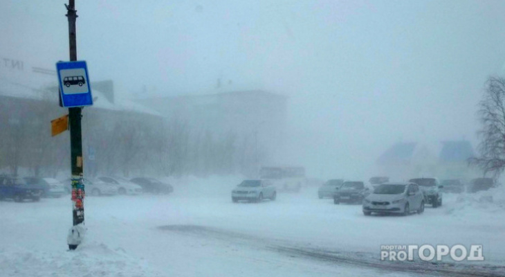 Сильный снег и ветер: в Коми объявлено штормовое предупреждение