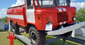 В Коми появился памятник пожарной машине