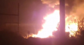 Крупный пожар в Ухте попал на видео