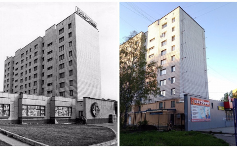 До и после: как изменилось здание универсама в Сыктывкаре за 40 лет