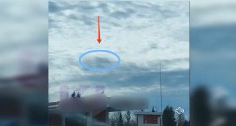 Беспилотник, что пролетал над Ухтой 11 апреля, попал на видео